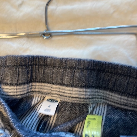 Old Navy drawstring pants sz med, grayish blue and white. - Picture 4 of 5